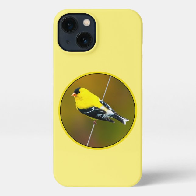 American Goldfinch - Original Photograph iPhone Case (Back)