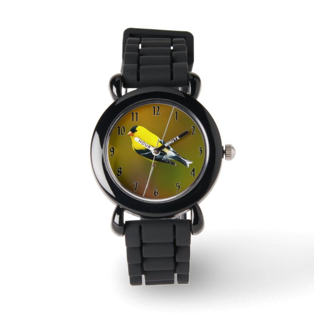 American Goldfinch - Original Photograph Watch (Front)