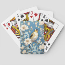 American Goldfinch William Morris Inspired Poker Cards