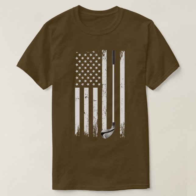 American Golf Flag T-Shirt (Design Front)