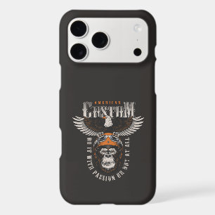 American Gorilla Motorcycle Vintage Biker Eagle iPhone 17 Pro Max Case