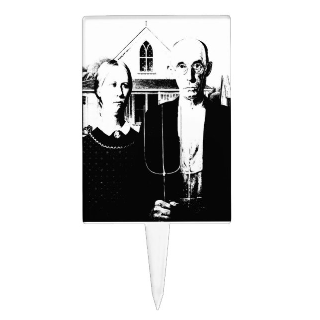 American Gothic Cake Topper (Front)