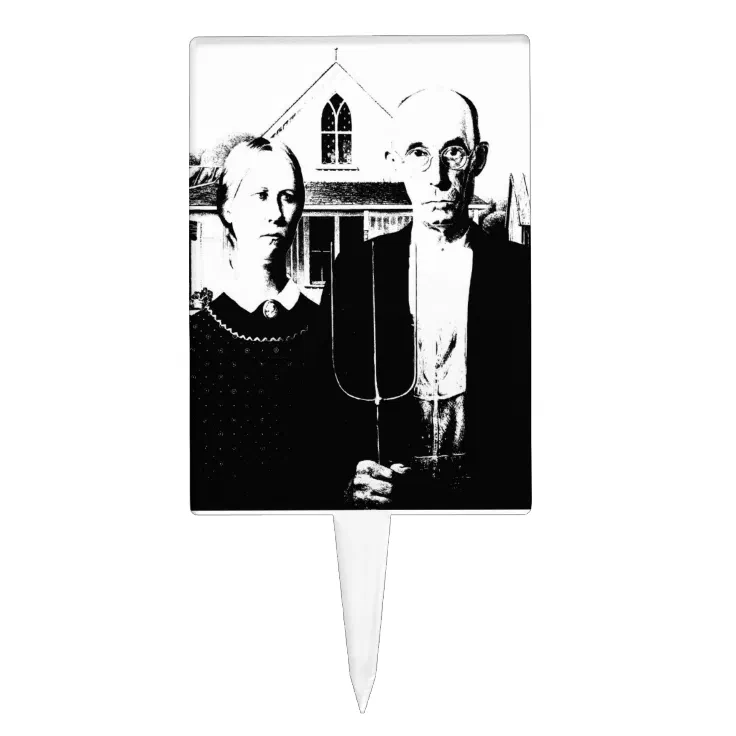 american gothic black and white