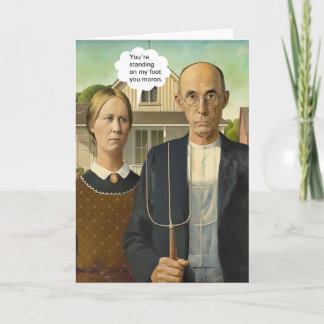 American Gothic Card