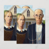 American Gothic Classic Painting Grant Wood (Front/Back)