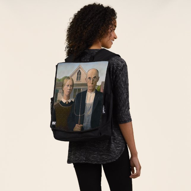 American Gothic: Country Life Poor Rural Farmer Backpack (Worn)