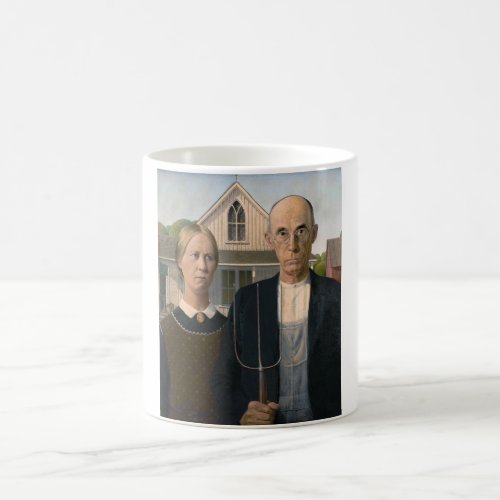 American Gothic Country Life Poor Rural Farmer Coffee Mug