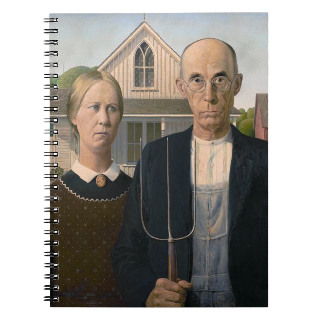 American Gothic: Country Life Poor Rural Farmer Notebook (Front)