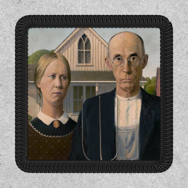 American Gothic: Country Life Poor Rural Farmer Patch (Front)