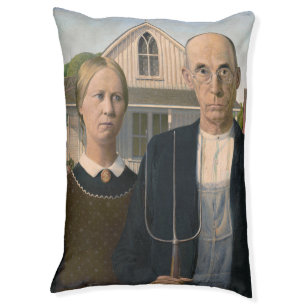 American Gothic: Country Life Poor Rural Farmer Pet Bed