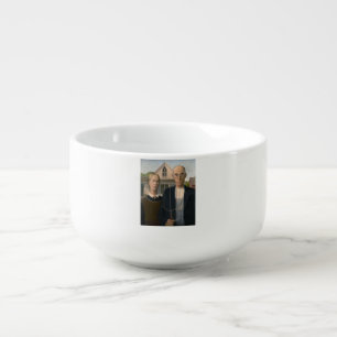 American Gothic: Country Life Poor Rural Farmer Soup Mug