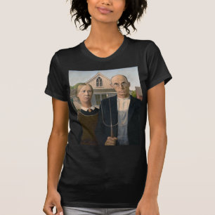 American Gothic: Country Life Poor Rural Farmer T-Shirt