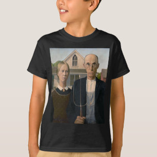 American Gothic: Country Life Poor Rural Farmer T-Shirt
