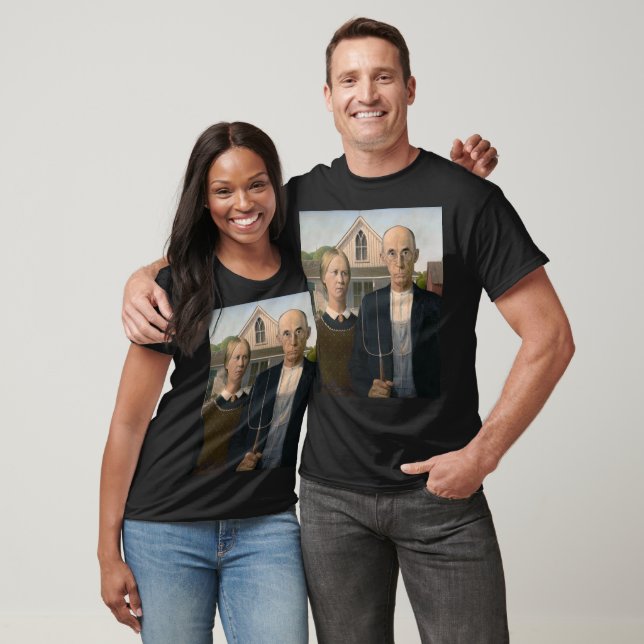 American Gothic: Country Life Poor Rural Farmer T-Shirt (Unisex)