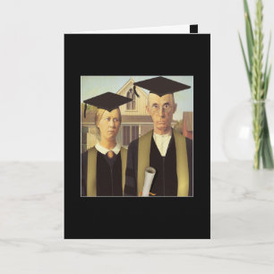 American Gothic Graduation Card