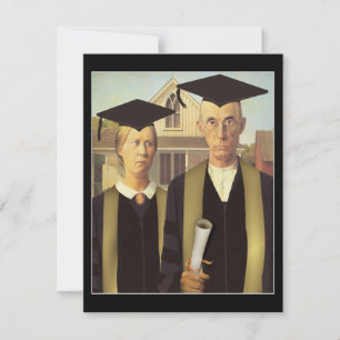American Gothic Graduation Invitation