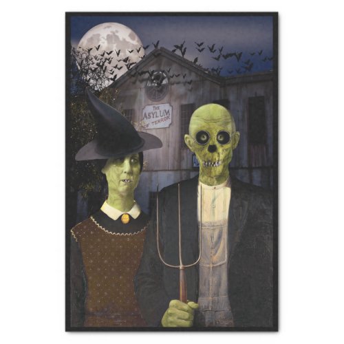 American Gothic Halloween Tissue Paper