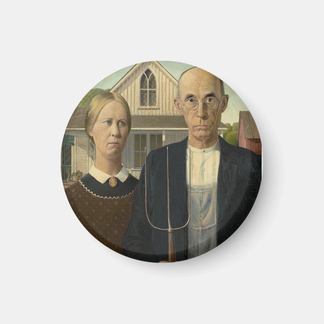 American Gothic iconic rartwork range Magnet (Front)