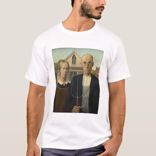 American Gothic iconic rartwork range T_Shirt
