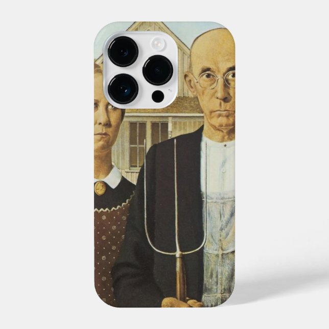 American Gothic  iPhone Case (Back)