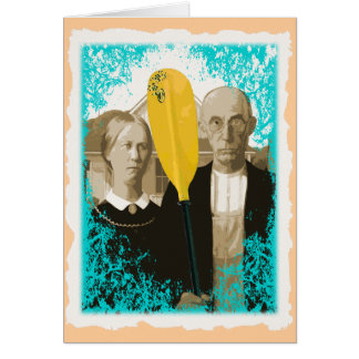AMERICAN GOTHIC KAYAKERS CARDS