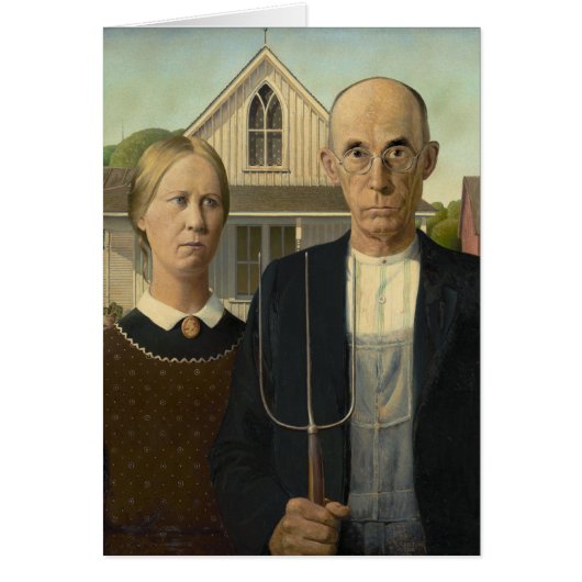 American Gothic Painting (Front)