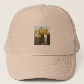 American Gothic Painting Ball Cap
