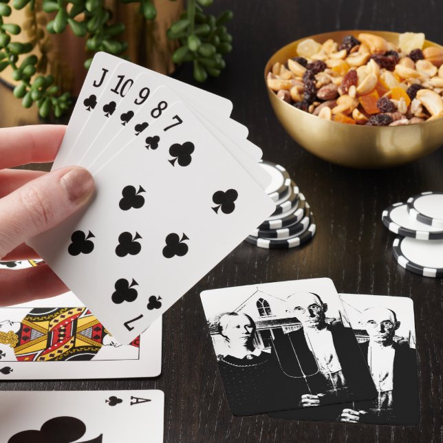 American Gothic Poker Cards (In Situ)