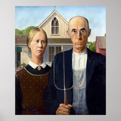 American Gothic Poster