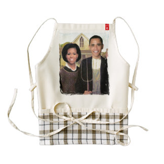 American Gothic Redux Zazzle HEART Apron