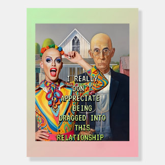 AMERICAN GOTHIC REVISITED FOAM BOARD