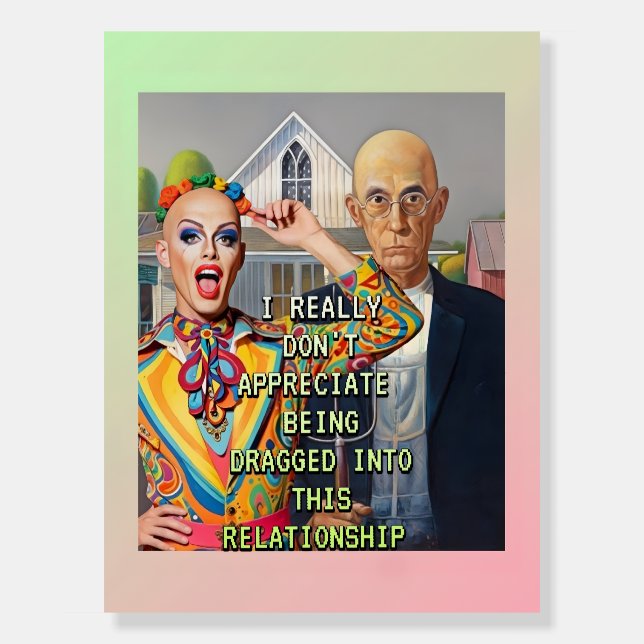 AMERICAN GOTHIC REVISITED FOAM BOARD (Front)