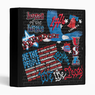 American Graffiti 3 Ring Binder