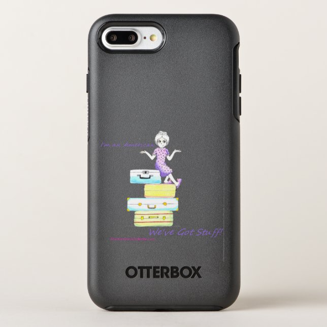 American Granny I'm American iPhone 6+ Otter Box (Back)