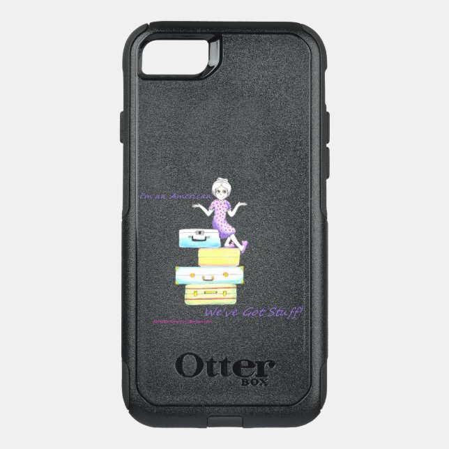 American Granny I'm American iPhone 6+ Otter Box (Back)