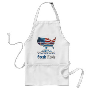 American Greek Roots Adult Apron