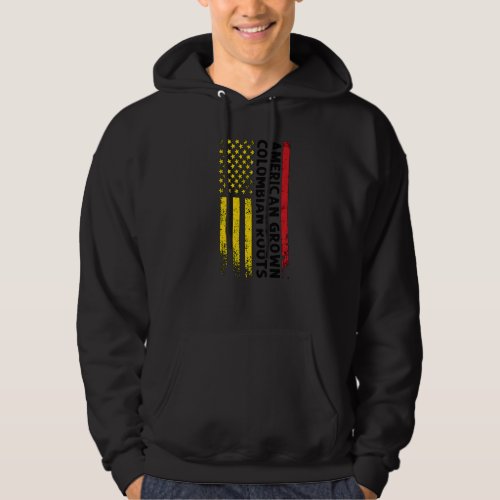 American Growm Colombian Roots Colombian Colombia  Hoodie