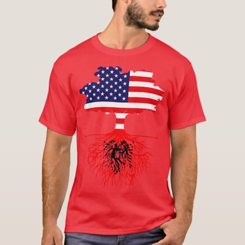 American Grown Albanian Roots T_Shirt