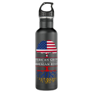 American Grown Armenian Roots Armenia Premium Stainless Steel Water Bottle