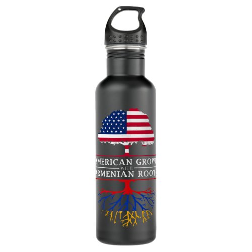 American Grown Armenian Roots Armenia Premium  Stainless Steel Water Bottle