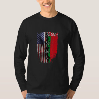 American Grown Belarusian Roots USA Belarus Flag T-Shirt
