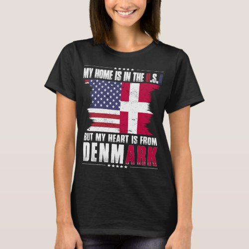 American Grown Danish American from Denmark T_Shirt