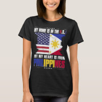 American Grown Filipino American from Philippines T-Shirt