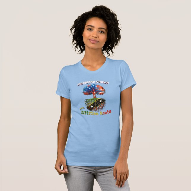 American Grown - Kittitian Womens Tee (Front Full)