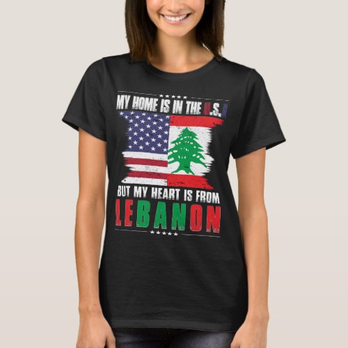 American Grown Lebanese American from Lebanon T_Shirt