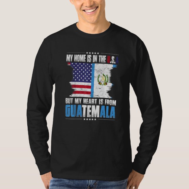 American Grown Patriot Guatemalan American from Gu T-Shirt (Front)