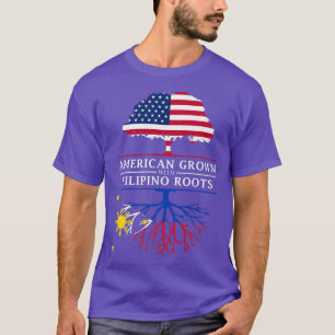 American Grown with Filipino Roots Philippines T-Shirt