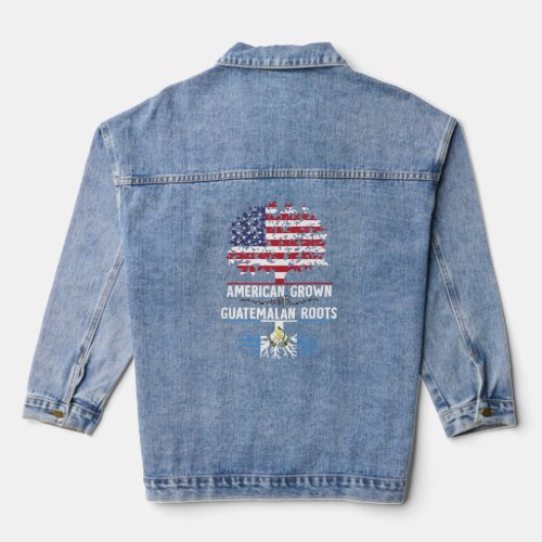 American Grown With Guatemalan Roots  Denim Jacket