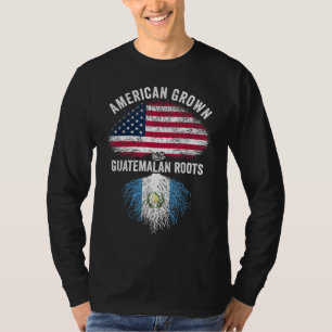 American Grown With Guatemalan Roots USA Guatemala T-Shirt