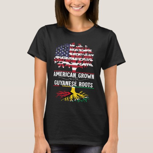 American Grown With Guyanese Roots T_Shirt